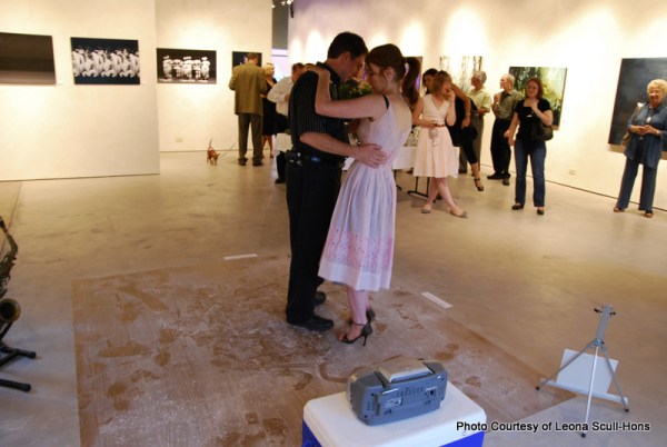 Artist Leona Scull-Hons, Dance With Me Sarah Style Artist Leona Scull-Hons in the Gallery