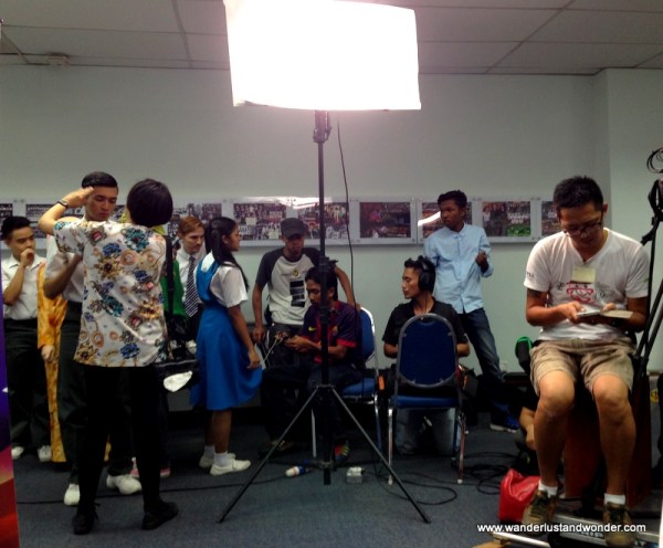 Behind the scenes : )