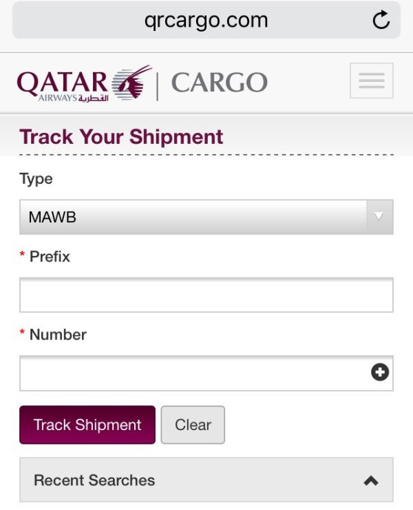 Air Cargo tracking provides peace of mind.